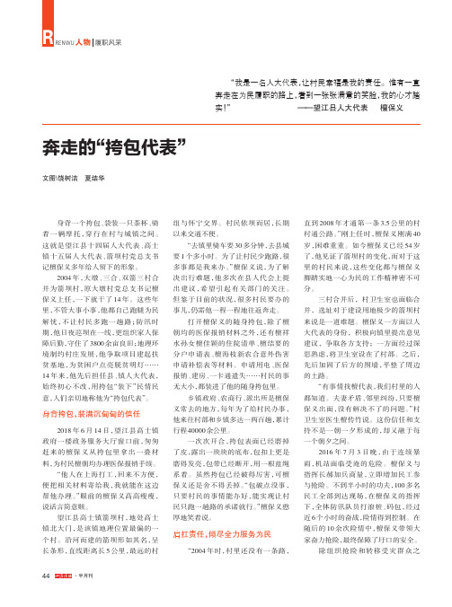 奔走的“挎包代表”