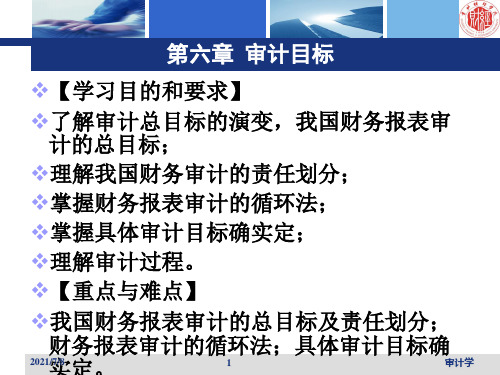 审计目标培训讲义(PPT 45页)