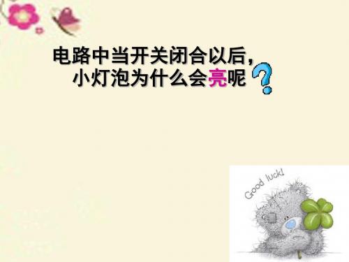 苏科版物理九年级13.3《电流和电流表的使用》ppt课件