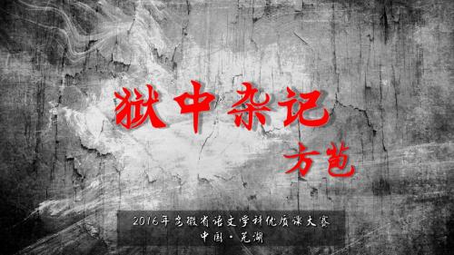 合肥一中张蓓蓓：狱中杂记