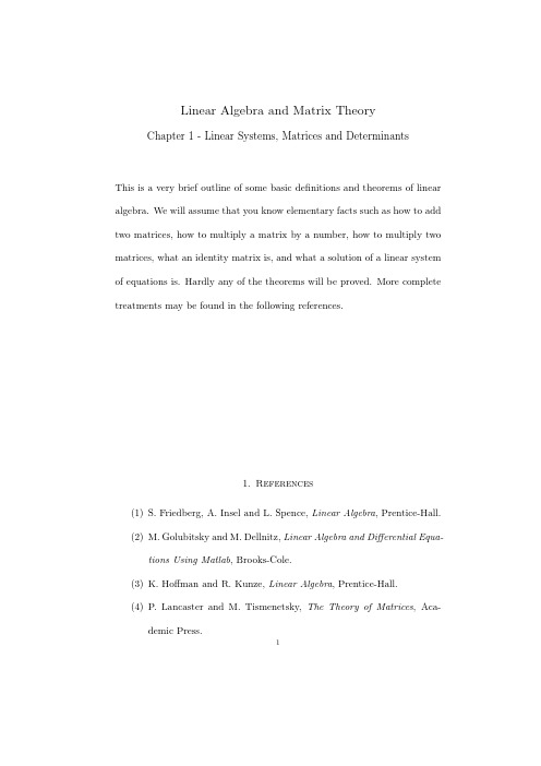 2. Linear Systems of Equations and Gaussian Elimination