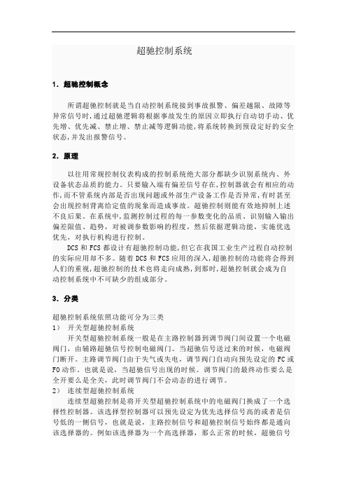 超驰控制