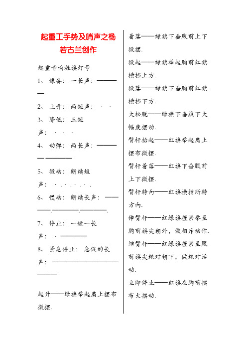 起重工手势及哨声[1]