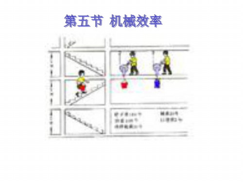 物理：11.5《机械效率》课件1(教科版八年级)