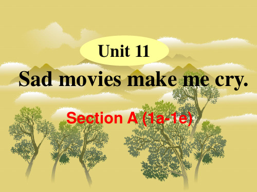 九年级下册英语教学课件Unit 11 Section B (1a-1e)