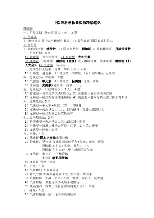中医妇科学