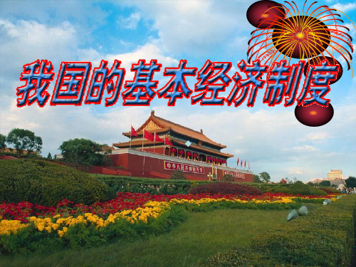 4.2我国的基本经济制度