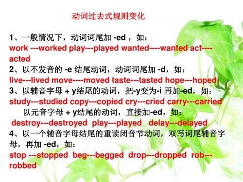 高三英语语法填空解题策略—词形变化总结