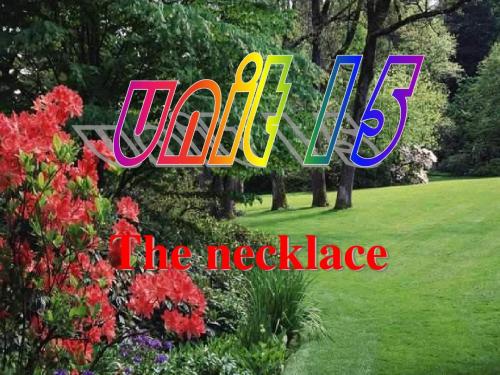 Unit15 The necklace全国英语教师素养大赛一等奖课件