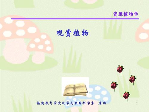 资源植物学十大名花