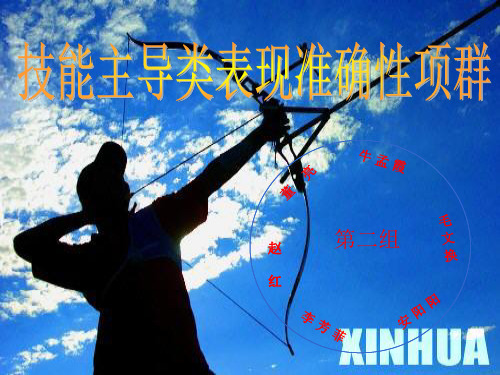 技能主导类表现准确性项群修改稿