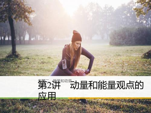 2018物理高考二轮复习备考浙江选考课件：专题二 能量和动量 第2讲