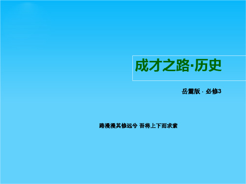 高一历史(岳麓版必修3)配套课件1-6《中国古代的科学技术》