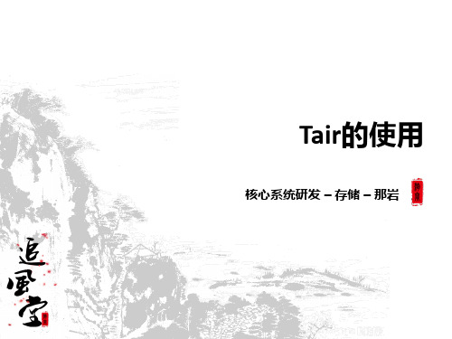 Tair的使用