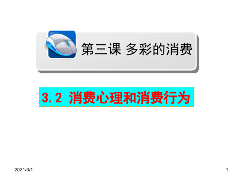 消费心理与消费行为PPT精品课件