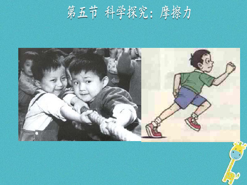 八年级物理全册第六章第五节科学探究：摩擦力教学课件新版沪科版08211134