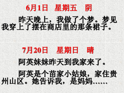 24《日记两则》PPT课件