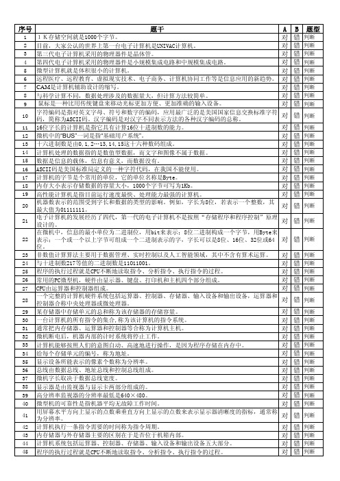 试题(判断)