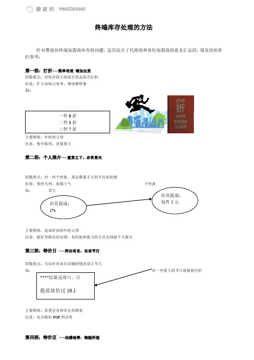 1存货处理的方法