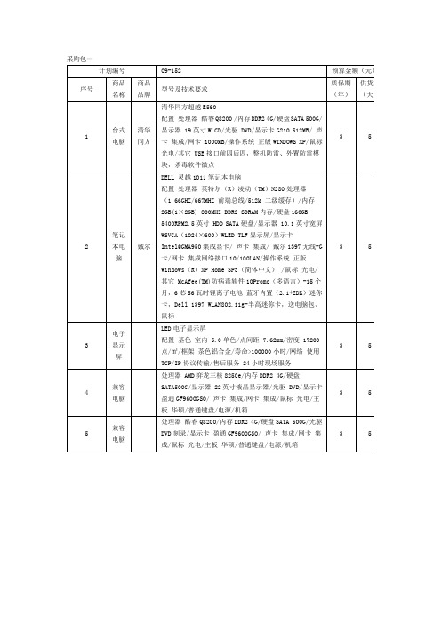 采购包一