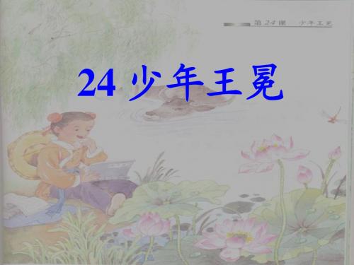 苏教版五年级上册语文《少年王冕》公开课课件PPT[1]