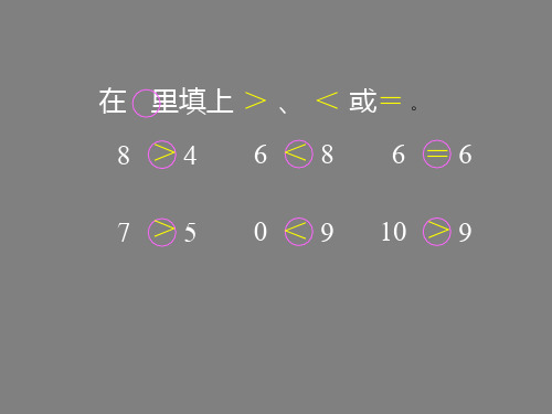 一年级上册数学课件—2.5.1 几个和第几个(基数和序数) ▏冀教版(2014秋) (共15张PPT)