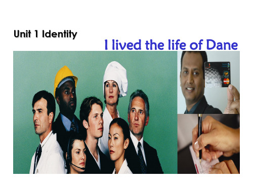 体验英语听说教程pp第四册U1B4-Unit1 Identity part 1
