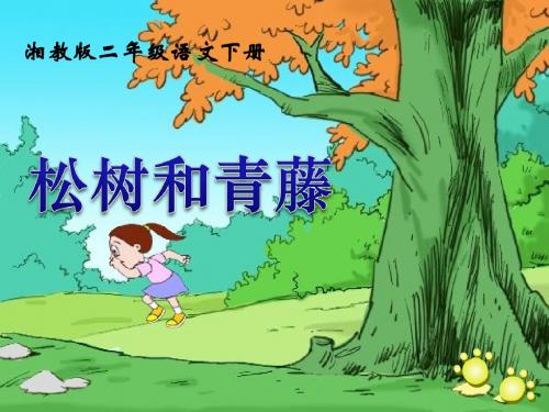 松树和青藤 PPT优秀课件3