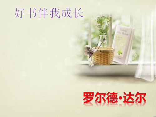 罗尔德·达尔ppt课件