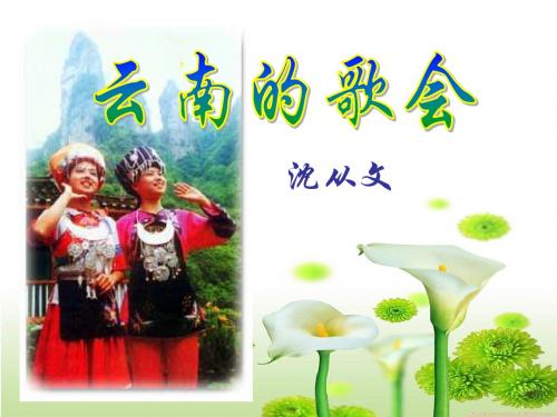 16云南的歌会---上课课件