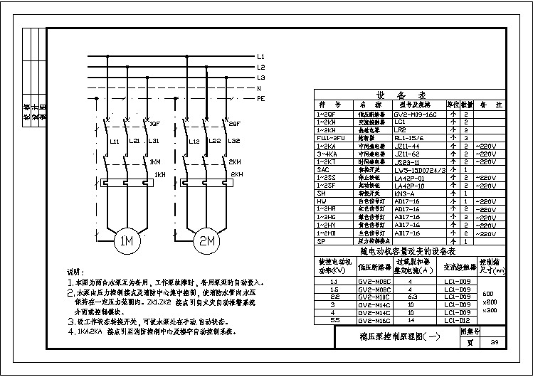 常用电气控制原理图[通用图] WYb-1zn