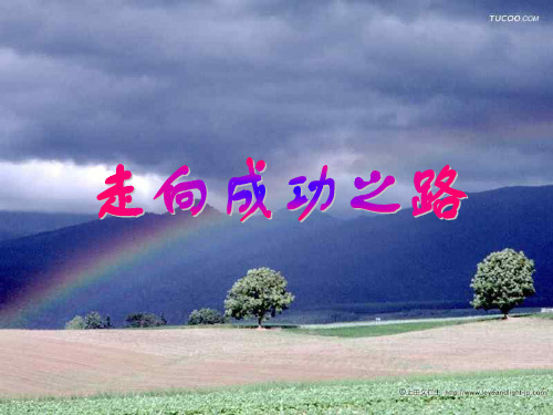 成功的故事  主题班会   主题班会 获奖课件PPT