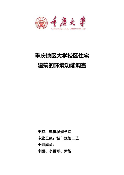 光环境调查报告