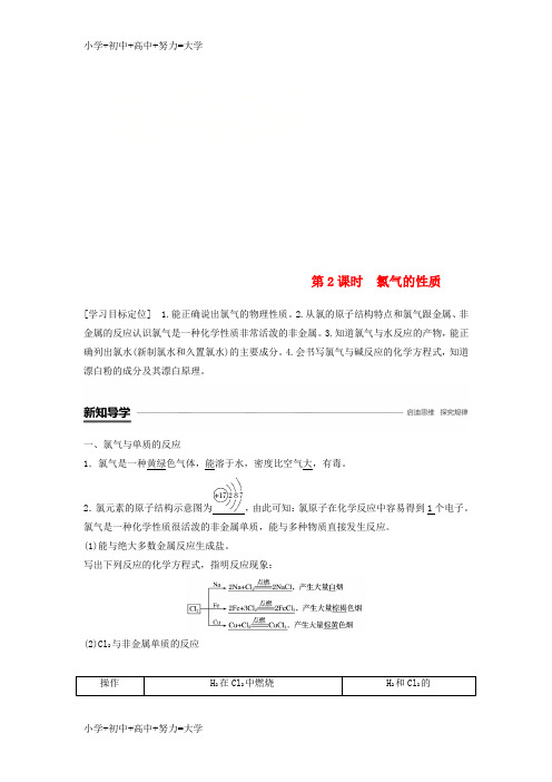 配套K122018_2019版高中化学专题2从海水中获得的化学物质第一单元氯溴碘及其化合物第2课时学
