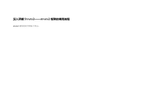 struts2框架的调用流程