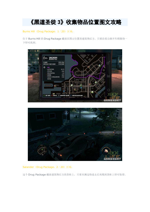 《黑道圣徒3》收集物品位置图文攻略