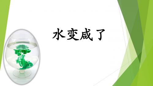 水变咸了课件