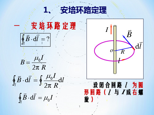 高二物理竞赛安培环路定理 课件