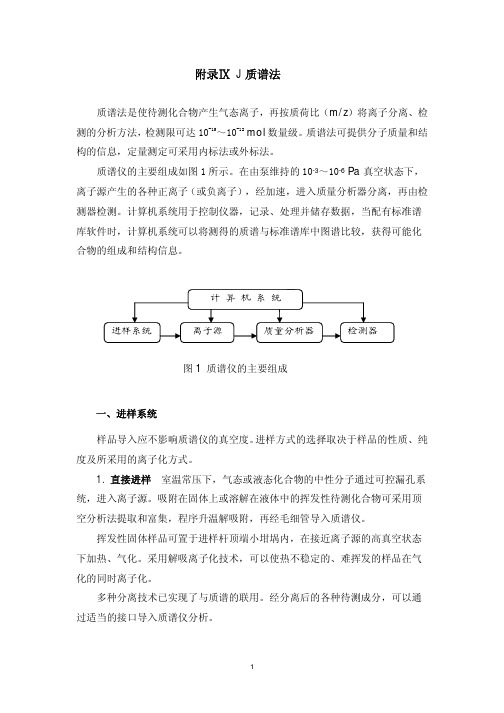 质谱法