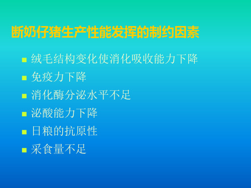 仔猪阶段营养配方与制作60页PPT