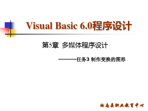 VB(5.3)制作变换的图形