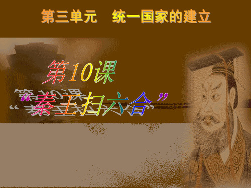人教版初中七年级上册历史：第10课 “秦王扫六合”(8)