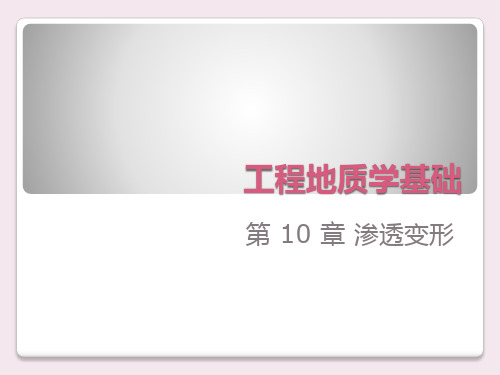 第十章 渗透变形3