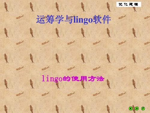 lingo教程