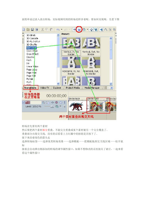 vegas视频编辑基础2——转场特效概述