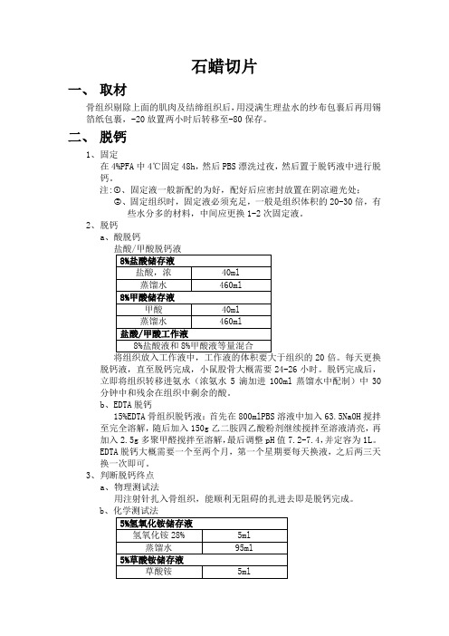 石蜡切片