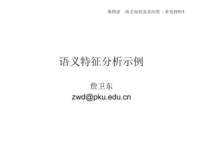Chapter 04 appendix 1 语义特征分析示例