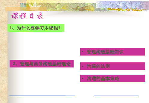 2、管理沟通基础理论