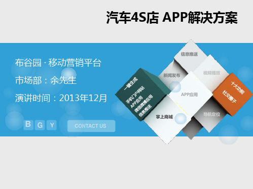 汽车APP解决方案_创业资料_商业计划书_路演_手机APP_ppt可编辑版