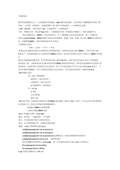 生成树协议